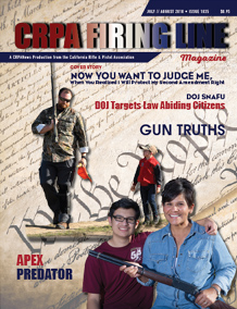 CRPA Firing Line: July/August 2018 issue