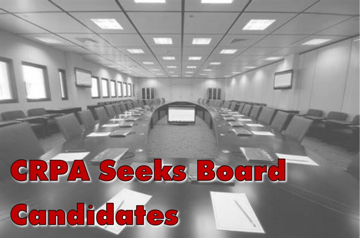 2025 CRPA Board Elections Coming Candidates Wanted! CRPA